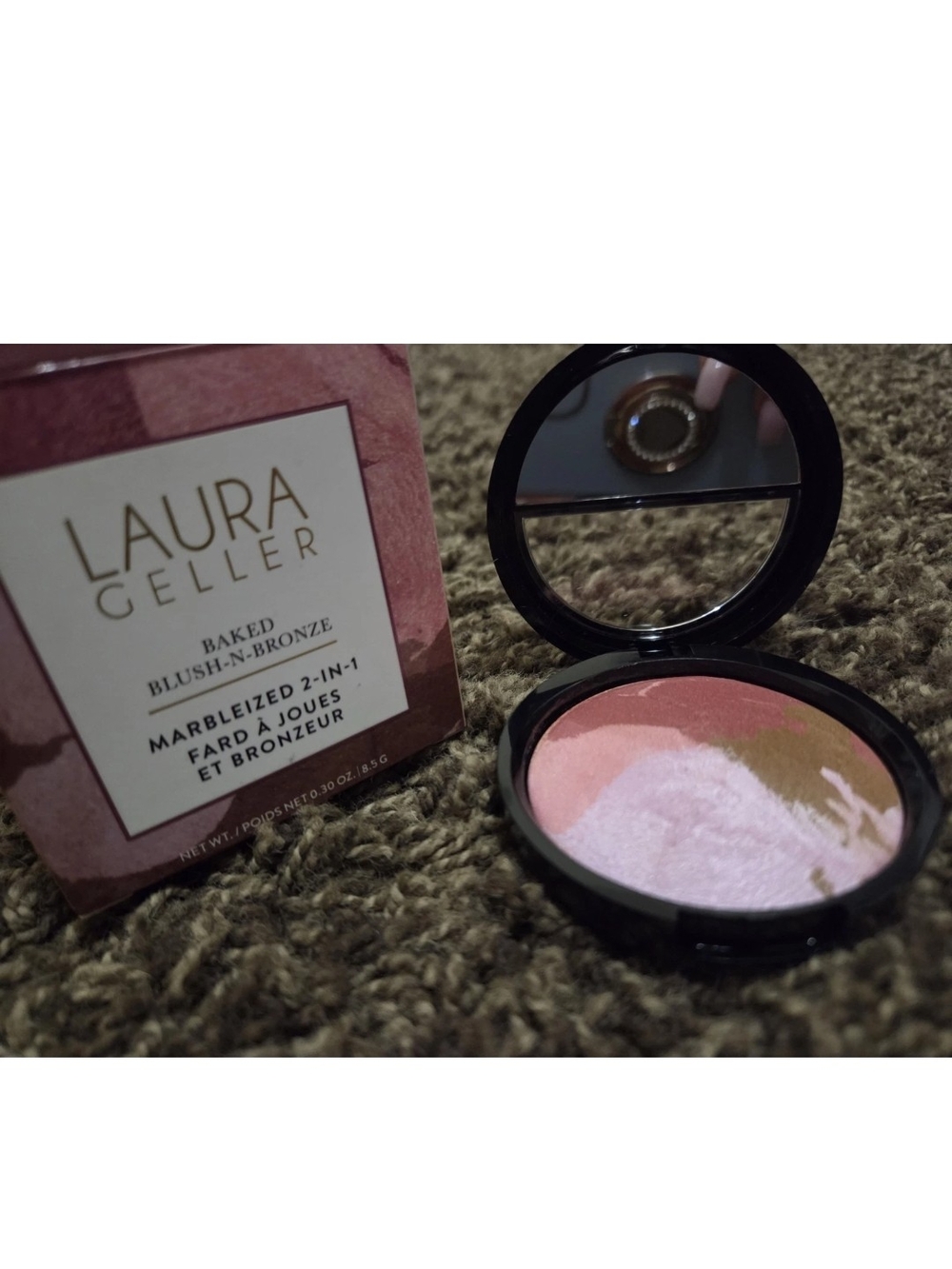 Laura Geller Marbleized Baked Blush & Bronzer - Pink, Gold